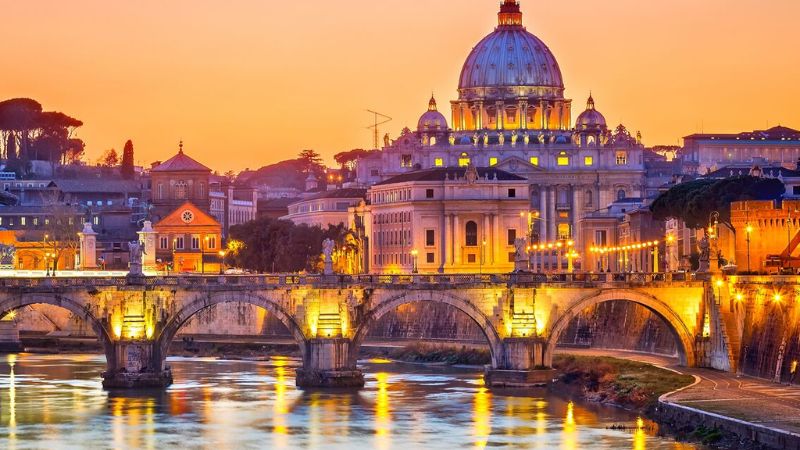 KLM Airlines Rome Office in Italy